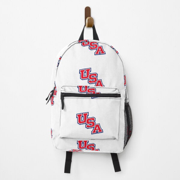Item preview, USA Varsity Lettering – Classic Red White Blue Collegiate Design designed and sold by gahteeriffico.