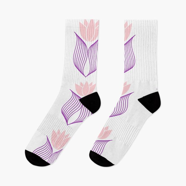 Item preview, Minimalist Pink Lotus Geometric Flower Art designed and sold by imranatoz.