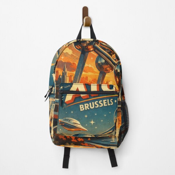 Item preview, Brussels 2100 – Atomium | Urban Retro Futuristic Dreams designed and sold by Earth Celebration Designs.