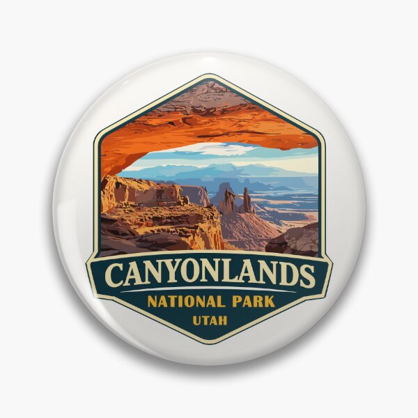 Item preview, Canyonlands National Park Utah Retro Badge designed and sold by Gideon Emmerich.