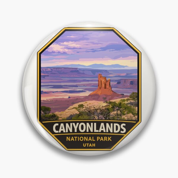 Item preview, Canyonlands National Park Utah Retro Badge designed and sold by Gideon Emmerich.