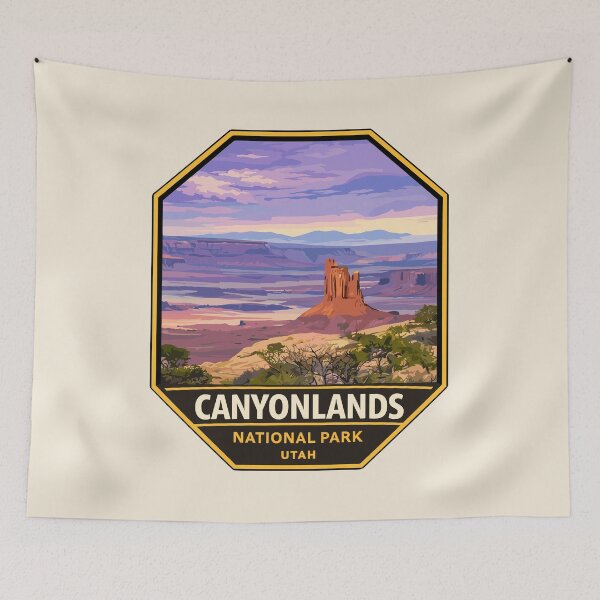 Item preview, Canyonlands National Park Utah Retro Badge designed and sold by Gideon Emmerich.