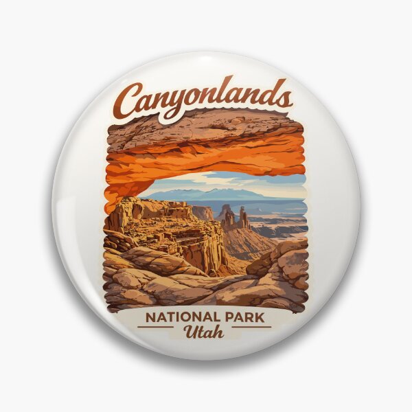 Item preview, Canyonlands National Park Utah Retro Badge designed and sold by Gideon Emmerich.