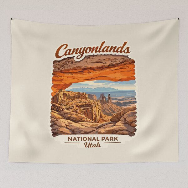 Item preview, Canyonlands National Park Utah Retro Badge designed and sold by Gideon Emmerich.