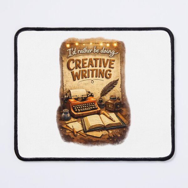 Item preview, I'd rather be doing creative writing designed and sold by Darksun427.