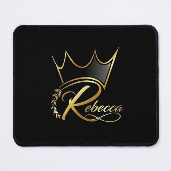 Item preview, Golden Crown Rebecca Name Gift - Personalized Royal Monogram Design for Her designed and sold by Williams Anderson.
