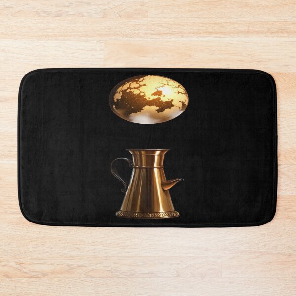 Item preview, Vintage Golden Coffee Pot With Floating Planet designed and sold by ItzLacarth.