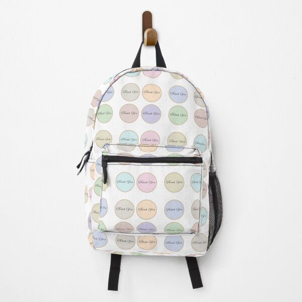 Item preview, Thank You Pastel Circle Sticker Packs Stickers Prints Posters Wall Art Magnet Home Coffee Cup Decoration TShirt Stationary Notebook Magnet Hat Kitchen Work School Office Redbubble Shop designed and sold by Saritas Boutique Shop.