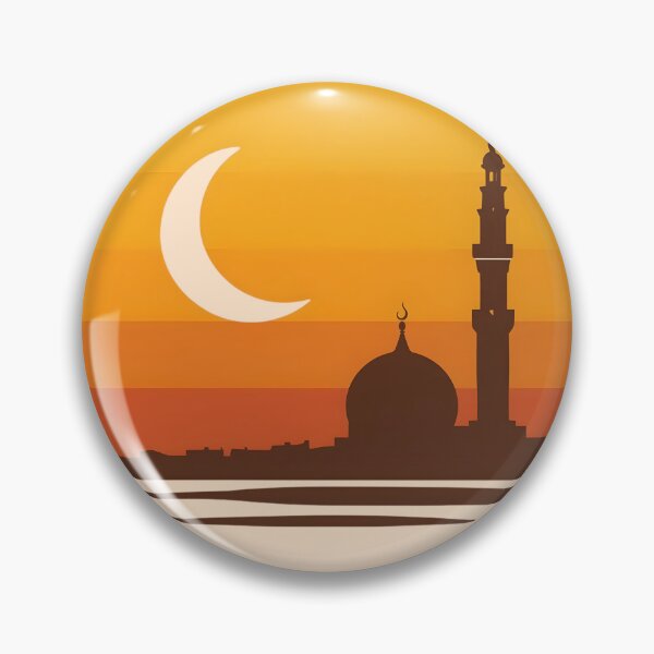 Item preview, Vintage 1970s Style Ramadan Sunset Art designed and sold by WowDezign.