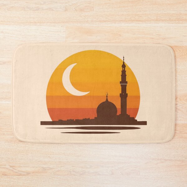 Item preview, Vintage 1970s Style Ramadan Sunset Art designed and sold by WowDezign.