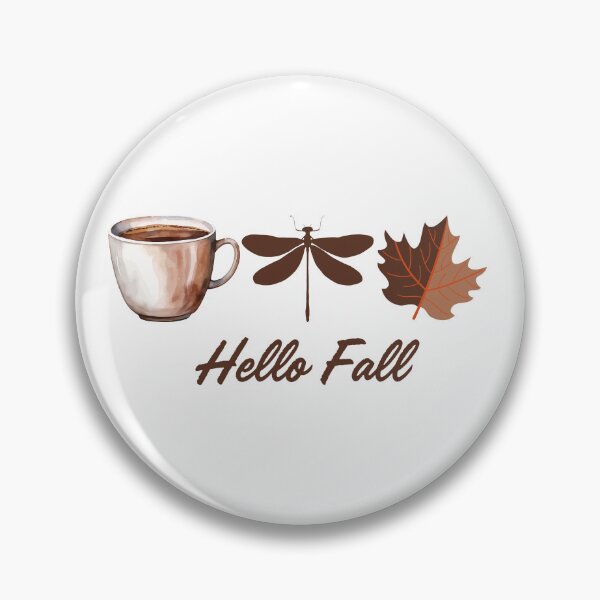 Item preview, hello fall, cozy autumn season, coffee lovers designed and sold by CCKimShop.