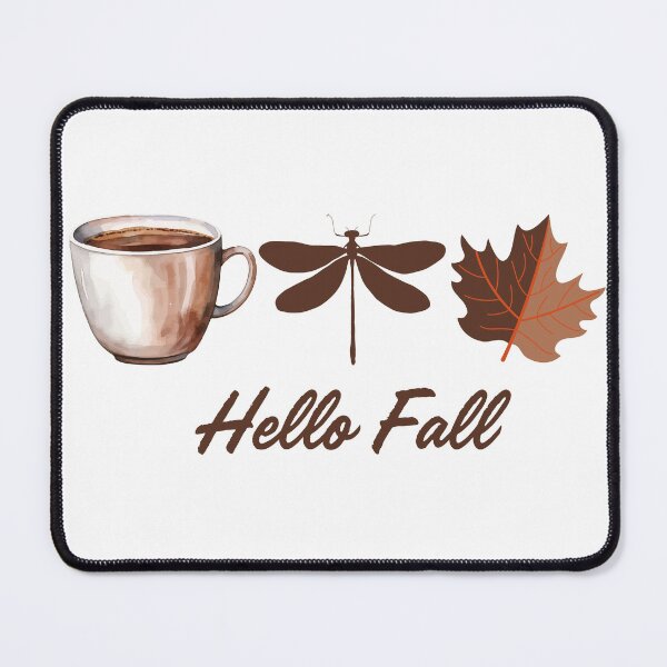 Item preview, hello fall, cozy autumn season, coffee lovers designed and sold by CCKimShop.