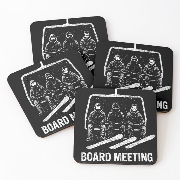 Item preview, Snowboard Board Meeting Ski Lift Skier Winter Sports designed and sold by MaryLReyes04.