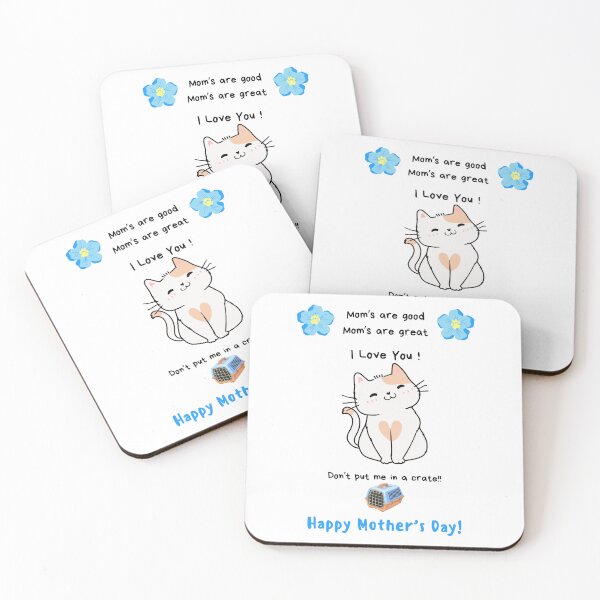 Item preview, Happy Mother's Day No Cat Crate designed and sold by MYCatStuff.