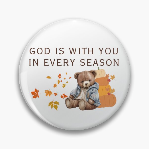 Item preview, bear design, christian quotes, christian gift, fall bear designed and sold by CCKimShop.