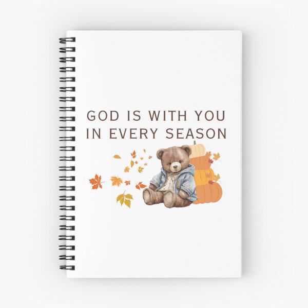 Item preview, bear design, christian quotes, christian gift, fall bear designed and sold by CCKimShop.