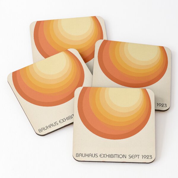 Item preview, Bauhaus Sunset Circles 1923 designed and sold by Natureframe Studio.