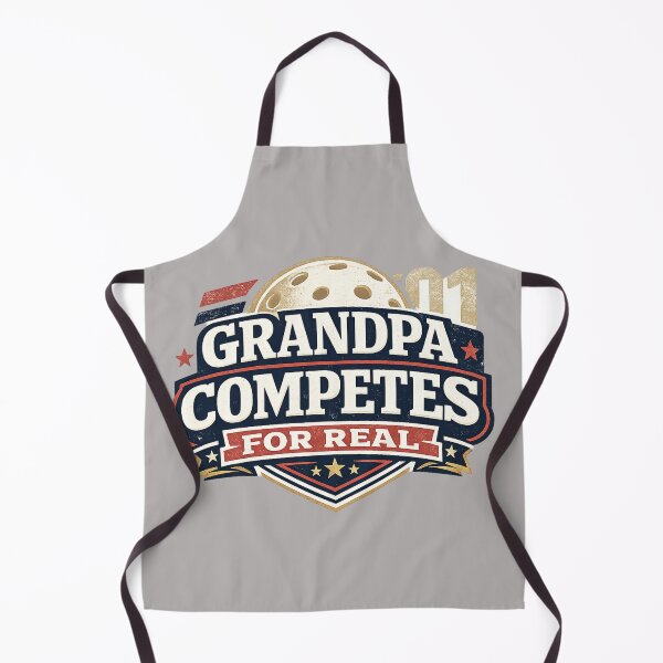 Item preview, Pickleball Grandpa Shirt – Grandpa Competes For Real – Tournament Style Gift for Grandfather designed and sold by Pickleball-Gift.