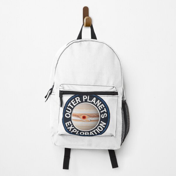 Item preview, Cute Solar System Illustration Outer Planets Exploration Jupiter Space Badge Design designed and sold by Uglyandcute.