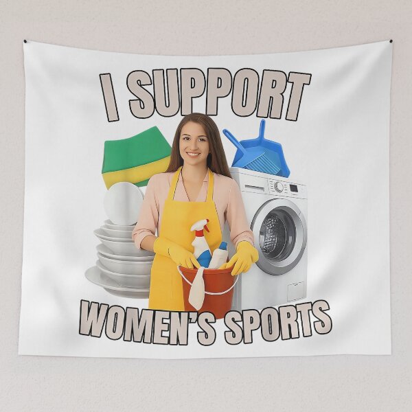 Item preview, I Support Women's Sports Unwearable Aduld Humor Bootleg designed and sold by MaryLReyes04.