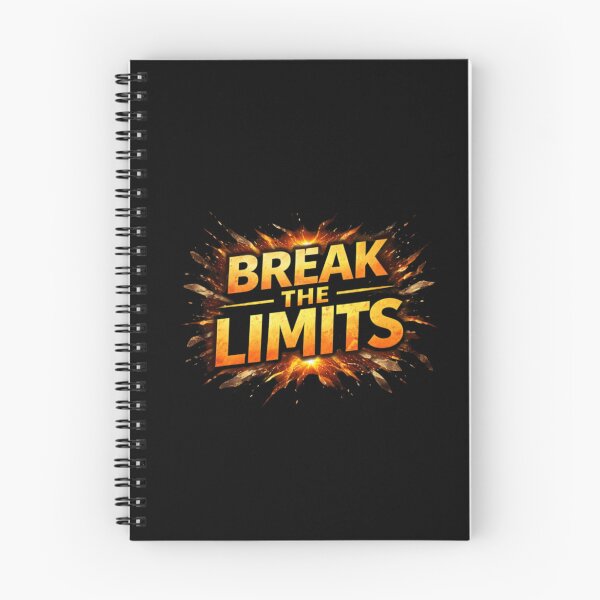 Item preview, Break The Limits Bold Motivational Typography | Powerful Mindset Streetwear Design designed and sold by ArtByMuneer.