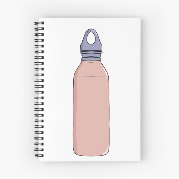 Item preview, Bonita pegatina para botella de agua: estética de hidratación pastel designed and sold by Papiertriangle.