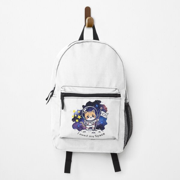 Item preview, I Need My Space Astronaut Cat – Funny Introvert Space Sticker Social Battery Low Aesthetic Gift designed and sold by Lynxaria.