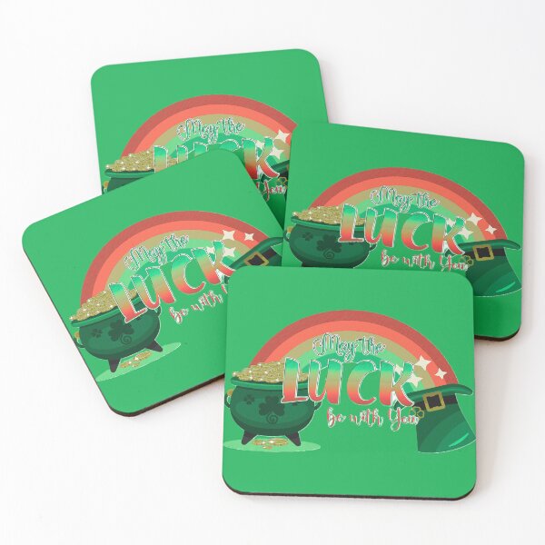 Item preview, May The Luck Be With You Rainbow with a pot of gold designed and sold by Lovemountain.