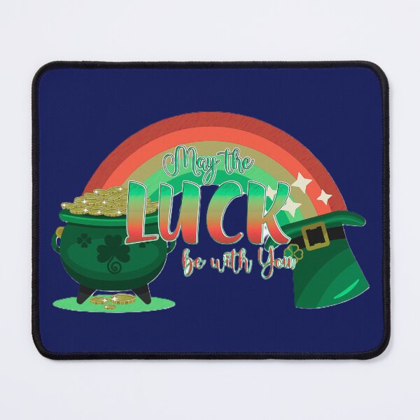 Item preview, May The Luck Be With You Rainbow with a pot of gold designed and sold by Lovemountain.