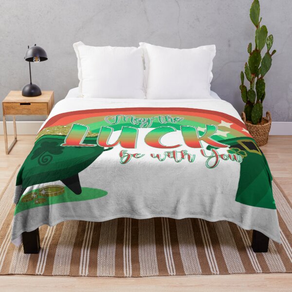 Item preview, May The Luck Be With You Rainbow with a pot of gold designed and sold by Lovemountain.