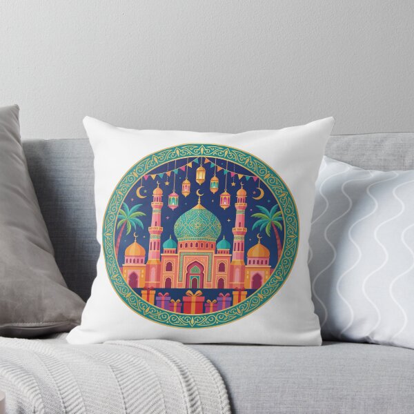 Aperçu de l'œuvre Élégant Eid Mubarak arabe créée et vendue par DenBox.