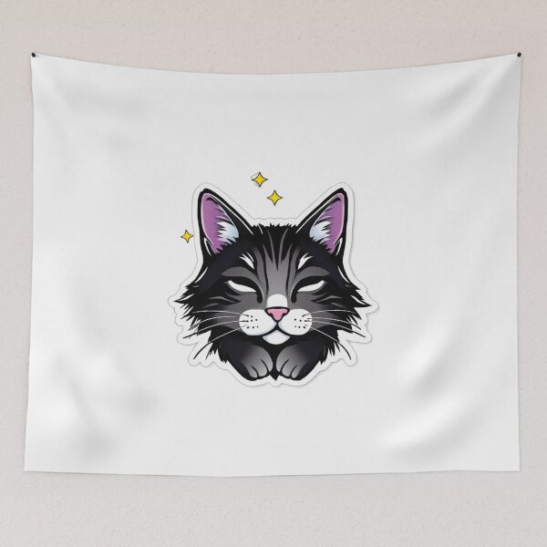 Item preview, Midnight Meditating Kitty designed and sold by tim tal.