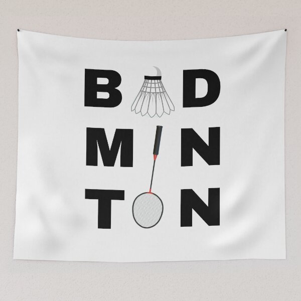 Item preview, Badminton logo with shuttlecock and racket designed and sold by Vandavision.