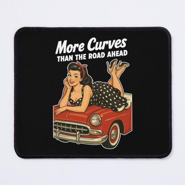 Item preview, Pin-Up Rockabella vintage car: curves retro look designed and sold by Pineapple-Tree.