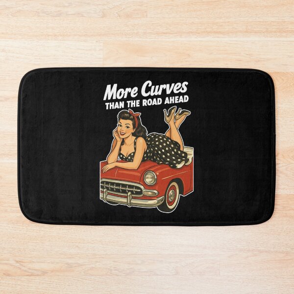 Item preview, Pin-Up Rockabella vintage car: curves retro look designed and sold by Pineapple-Tree.
