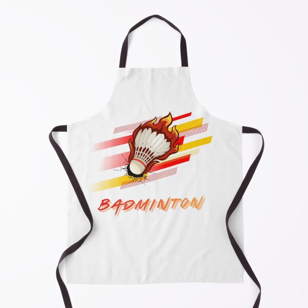 Item preview, Badminton Shuttlecock in fire and logo designed and sold by Vandavision.