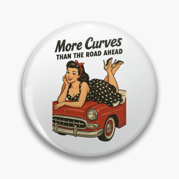 Item preview, Copia de coche vintage Pin-Up Rockabella: Curvas estilo retro designed and sold by Pineapple-Tree.