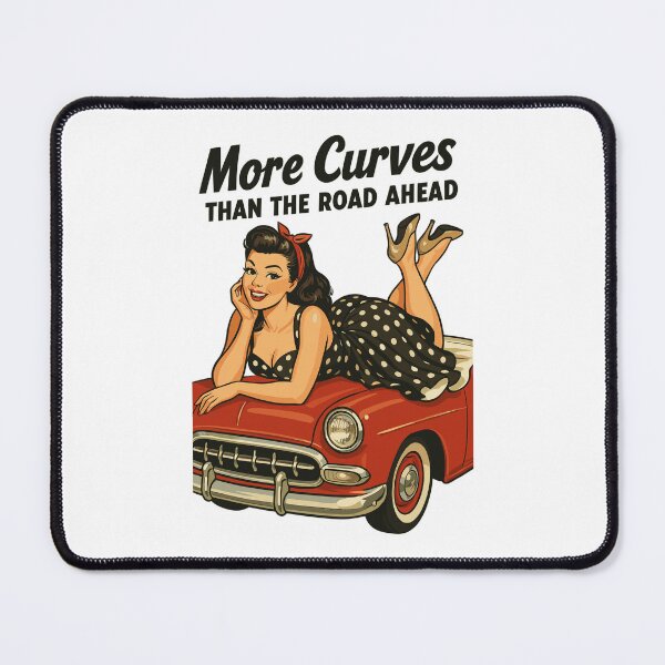 Item preview, Copy of Pin-Up Rockabella Vintage Car: Curves Retro Look designed and sold by Pineapple-Tree.
