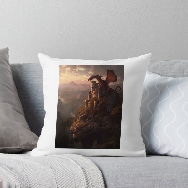 Item preview, Dragon on the Mountains at Dusk designed and sold by thomashummelgen.