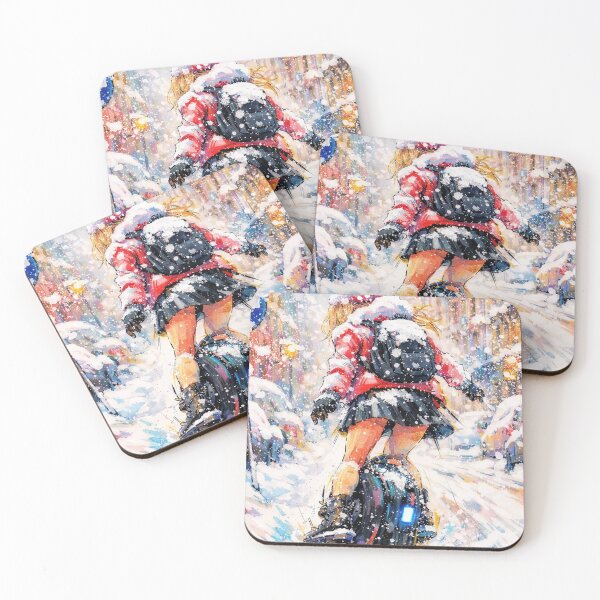Item preview, Girl Riding a Unicycle in the City designed and sold by M-Y-A-R-T-.