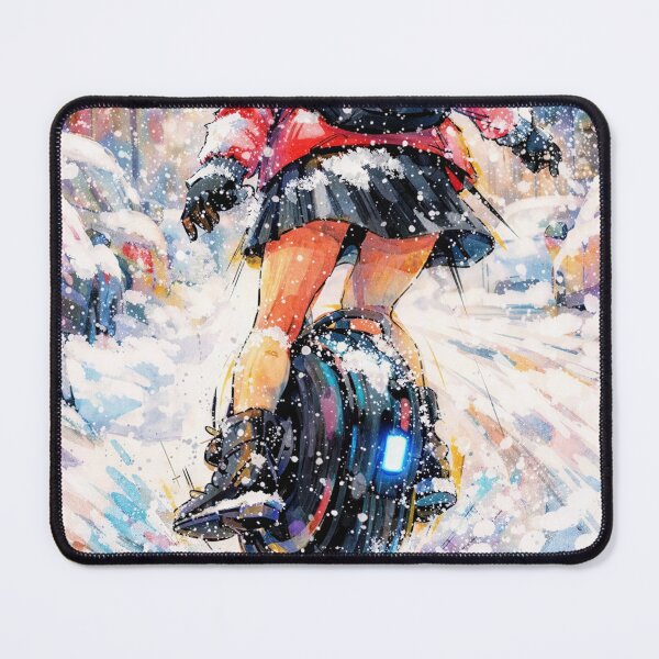 Item preview, Girl Riding a Unicycle in the City designed and sold by M-Y-A-R-T-.