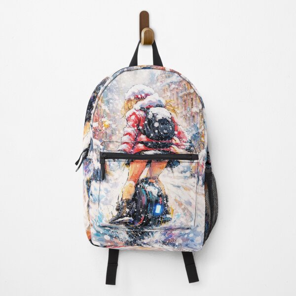 Item preview, Girl Riding a Unicycle in the City designed and sold by M-Y-A-R-T-.