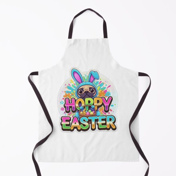 Item preview, Hoppy Easter Pug designed and sold by Bigfoot T-Shirt Co..