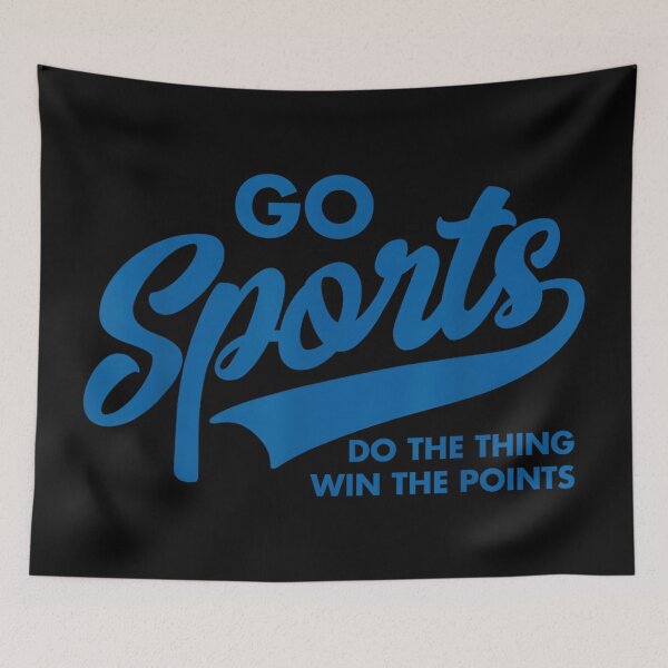 Item preview, Go Sports Do The Thing Win The Points Funny Blue designed and sold by MaryLReyes04.