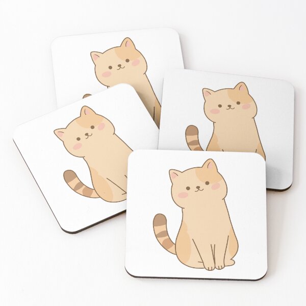 Item preview, Cute Aesthetic Cat - Minimal Kawaii Cat designed and sold by Hydravisions.