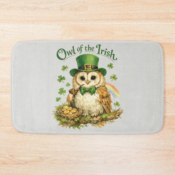 Item preview, Owl of the Irish - Cute St. Patrick's Day Pun designed and sold by DigitalGlade.