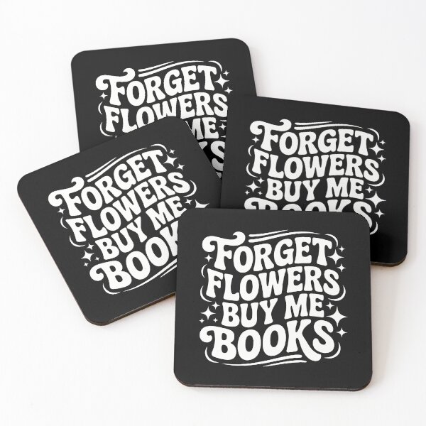 Item preview, Forget Flowers Buy Me Books designed and sold by jkrphoto.