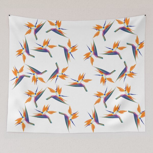 Item preview, Bird of Paradise flower circle, pattern designed and sold by Peter Etchells.