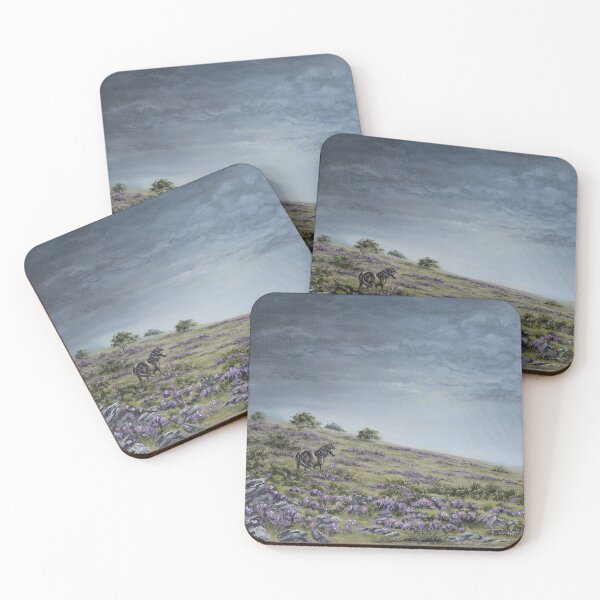 Item preview, Storm Approaches Horse & Heather Mountaintop  designed and sold by TheMossyShed.