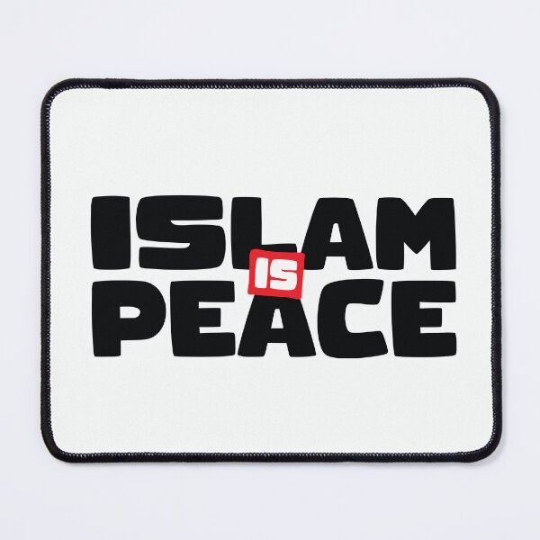 Item preview, Islam is Peace Bold Minimalist Typography Modern Islamic Art designed and sold by Miniature Store.